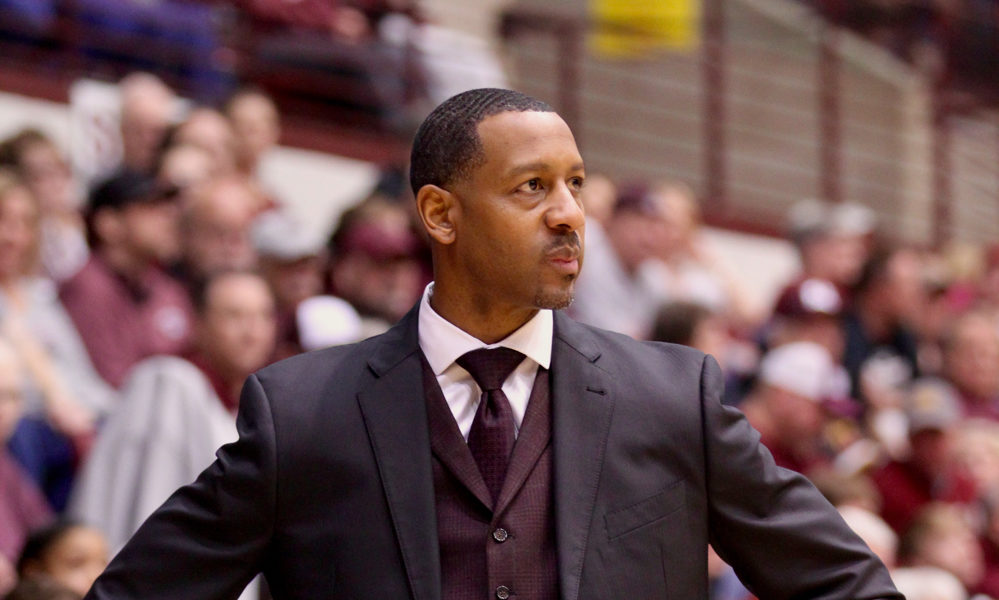 Griz Basketball Montana head coach Travis DeCuire Skyline Sports