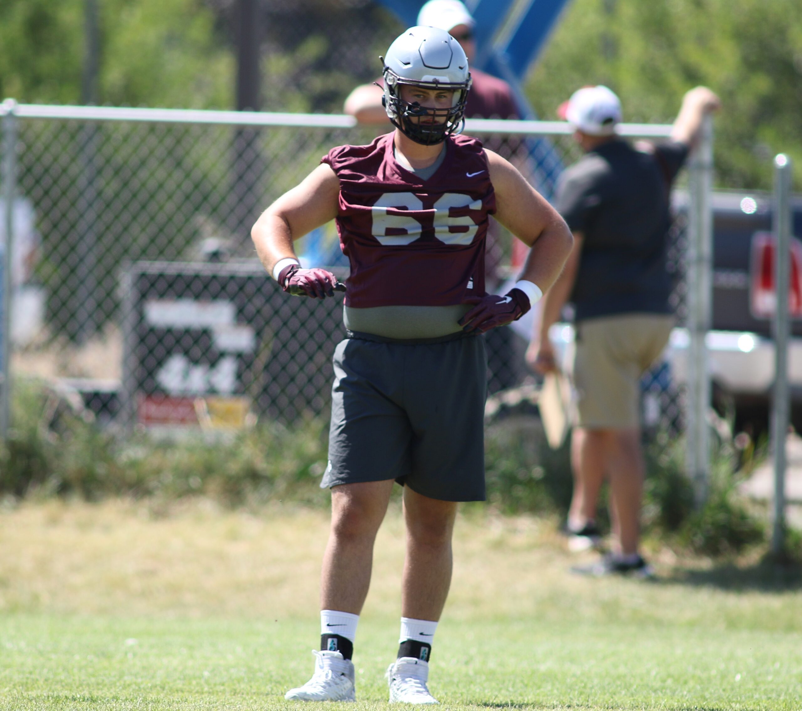 ELEVATED EXPECTATIONS Young OL Casey a blast to the past for Griz