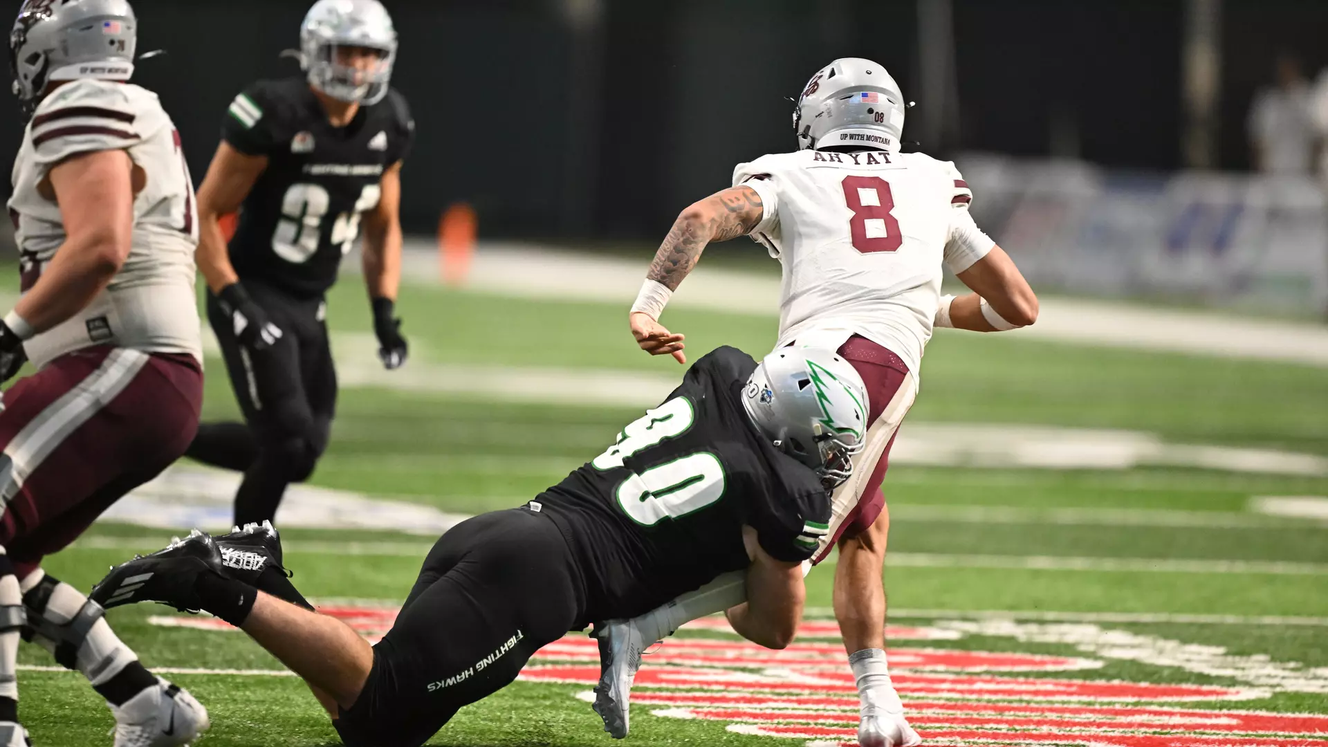 North Dakota scores 20 unanswered points, stifles Montana in Grand