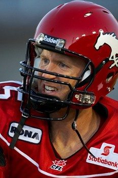 Dave Dickenson with the Calgary Stampeders, where he is now the head coach/ contributed