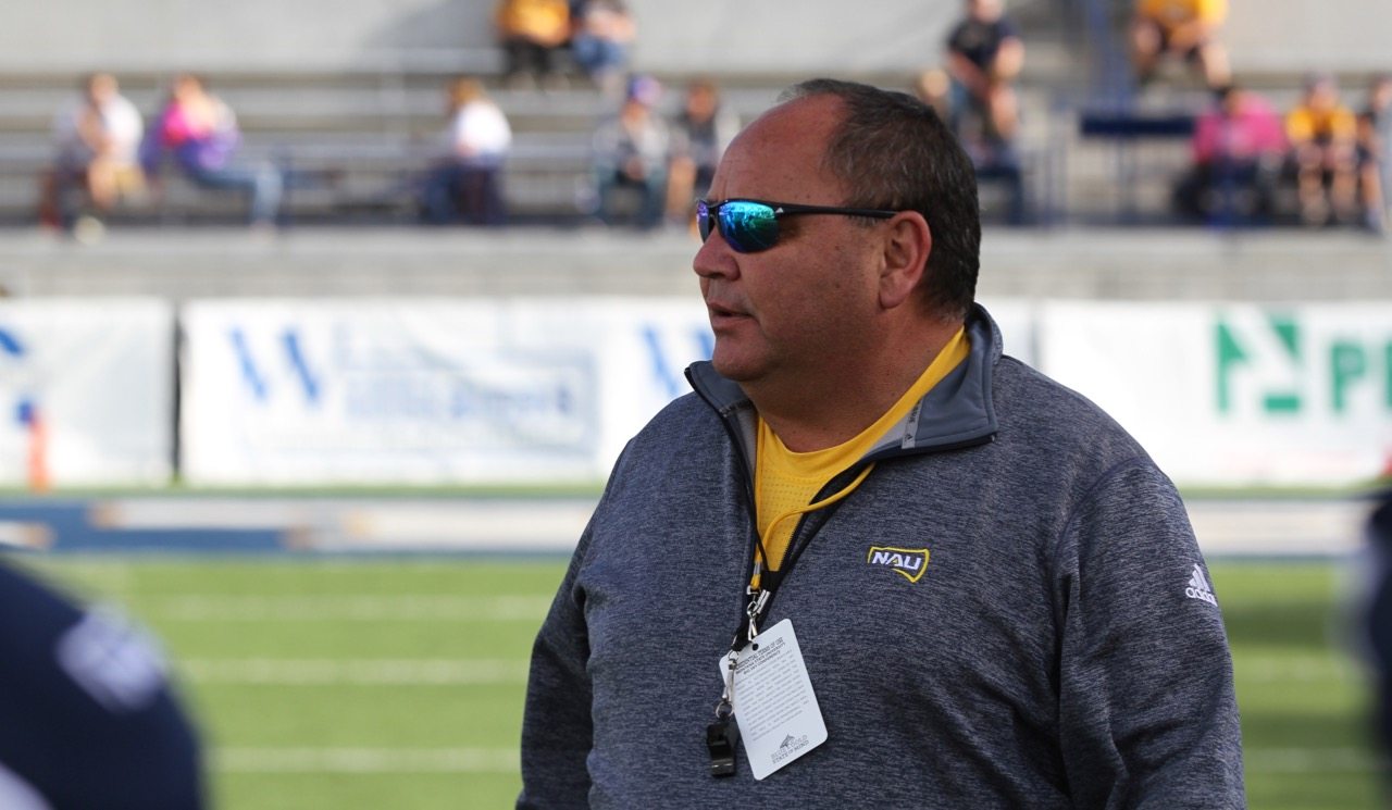 NAU head coach Jerome Souers