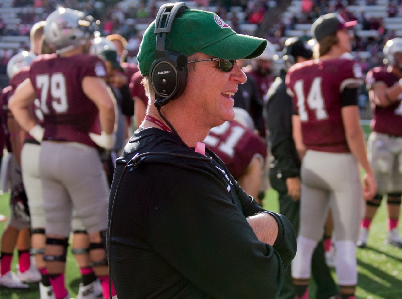 UM head coach Bob Stitt/ by Jason Bacaj