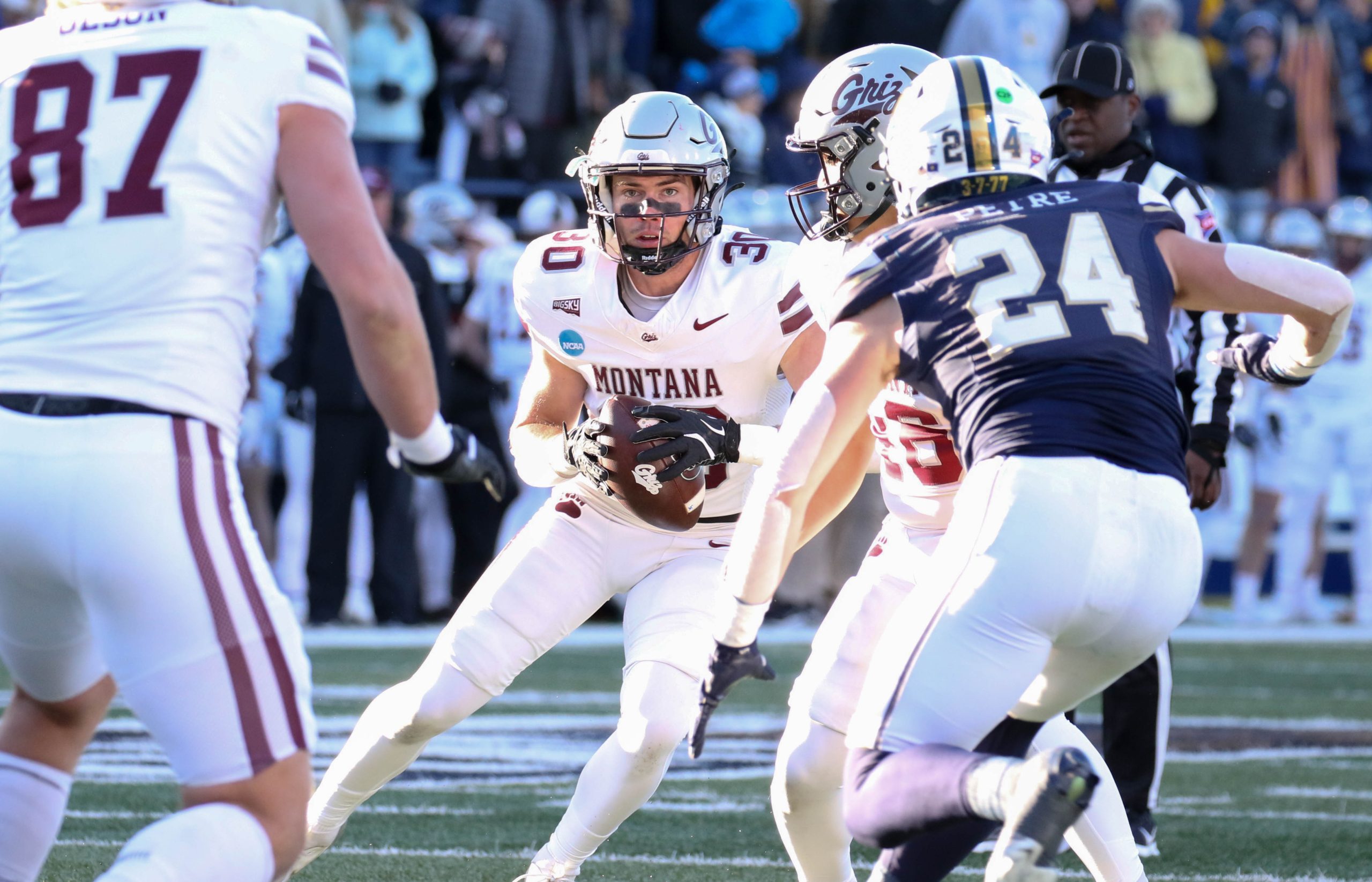 Montana safety Kade Cutler, who has missed the entire 2026 season with a shoulder injury