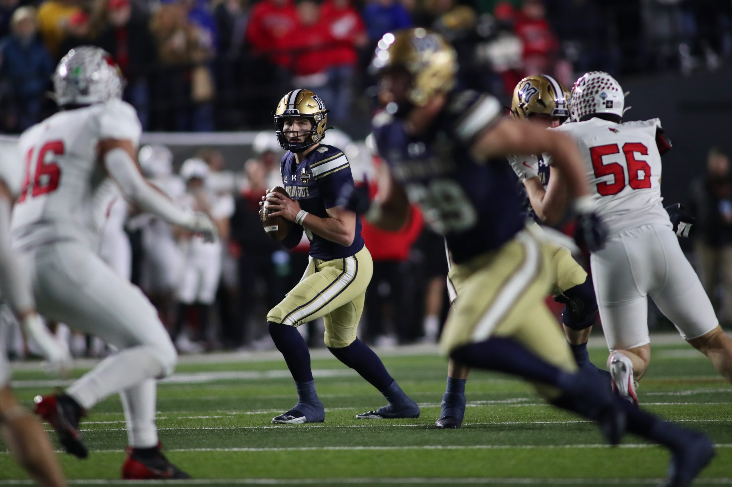 Montana State quarterback Justin Lamson in the 2025 FCS national championship game