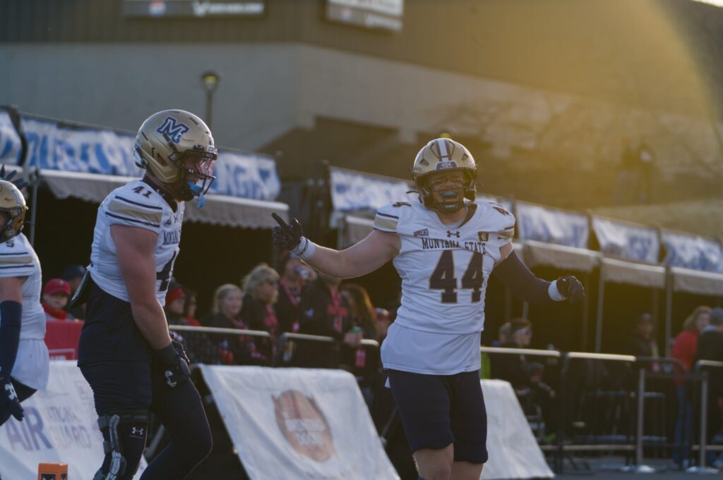 Jake Vigen and Caden Dowler celebrate at EWU