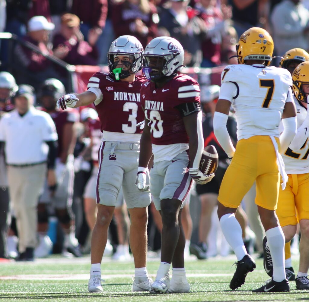Brooks Davis and Eli Gillman after the play