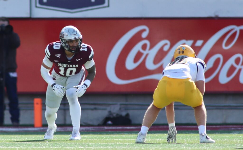 Eli Gillman lines up wide