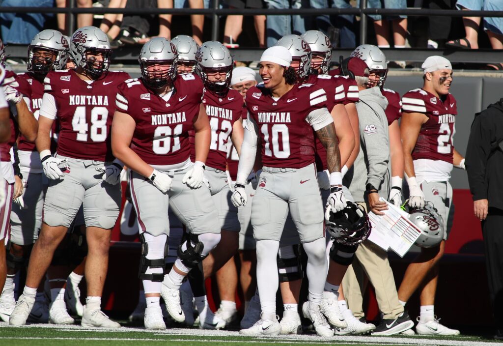 Griz sideline watches the action