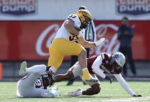 Idaho Vandals player against Montana