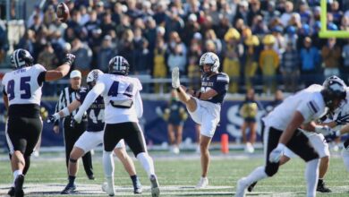 Colby Frokjer punts