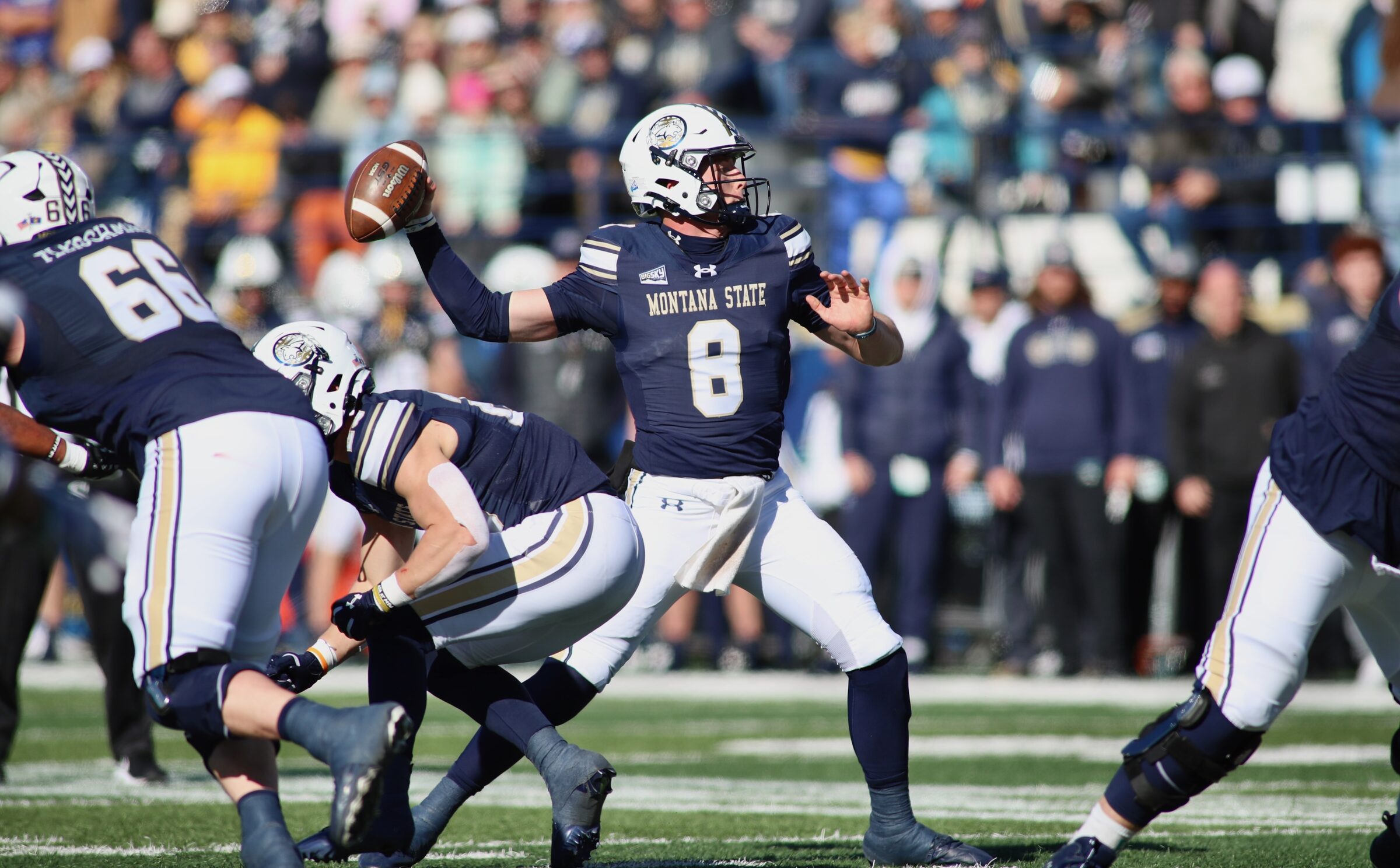 Montana State vs. Weber State football at Bobcat Stadium