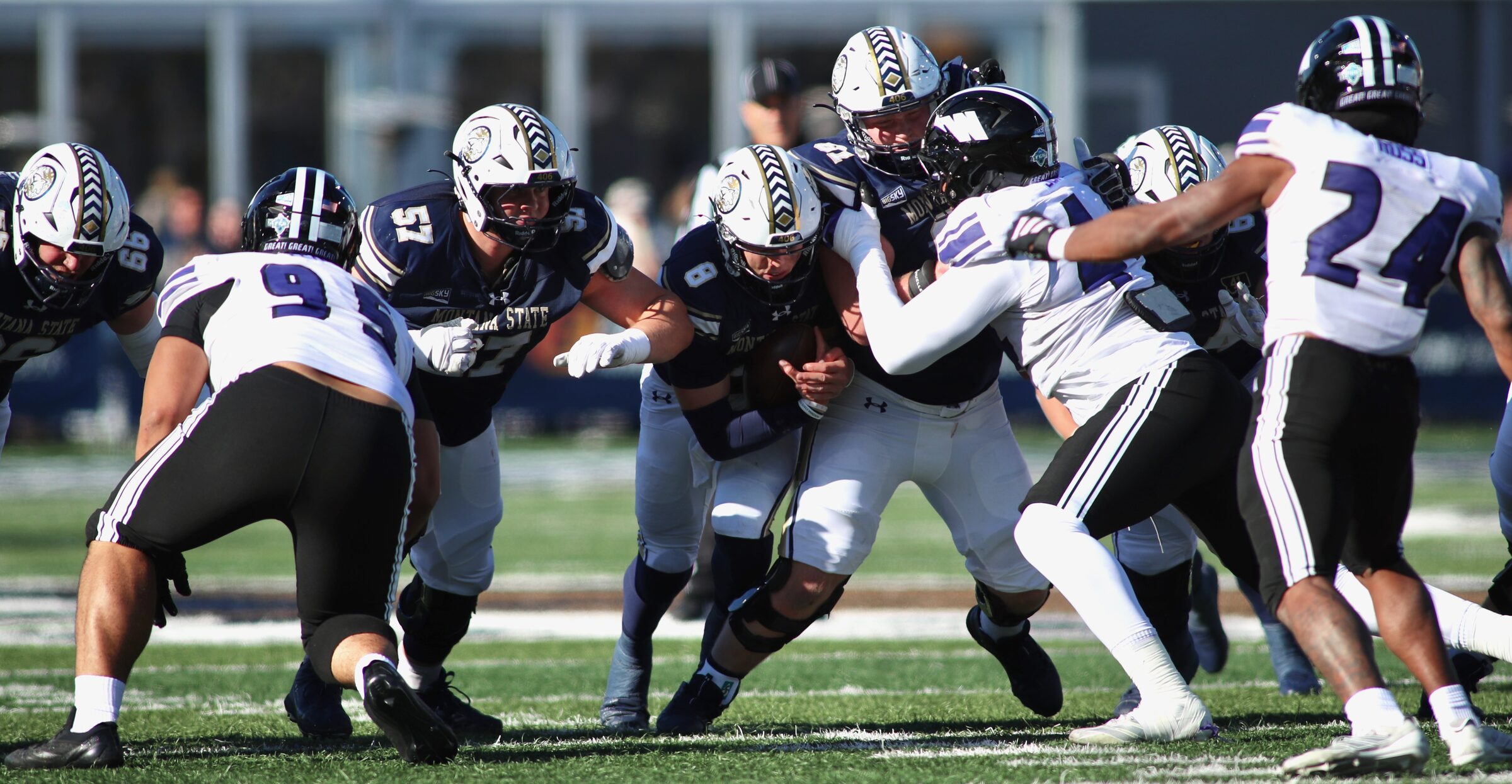 Montana State vs. Weber State football at Bobcat Stadium