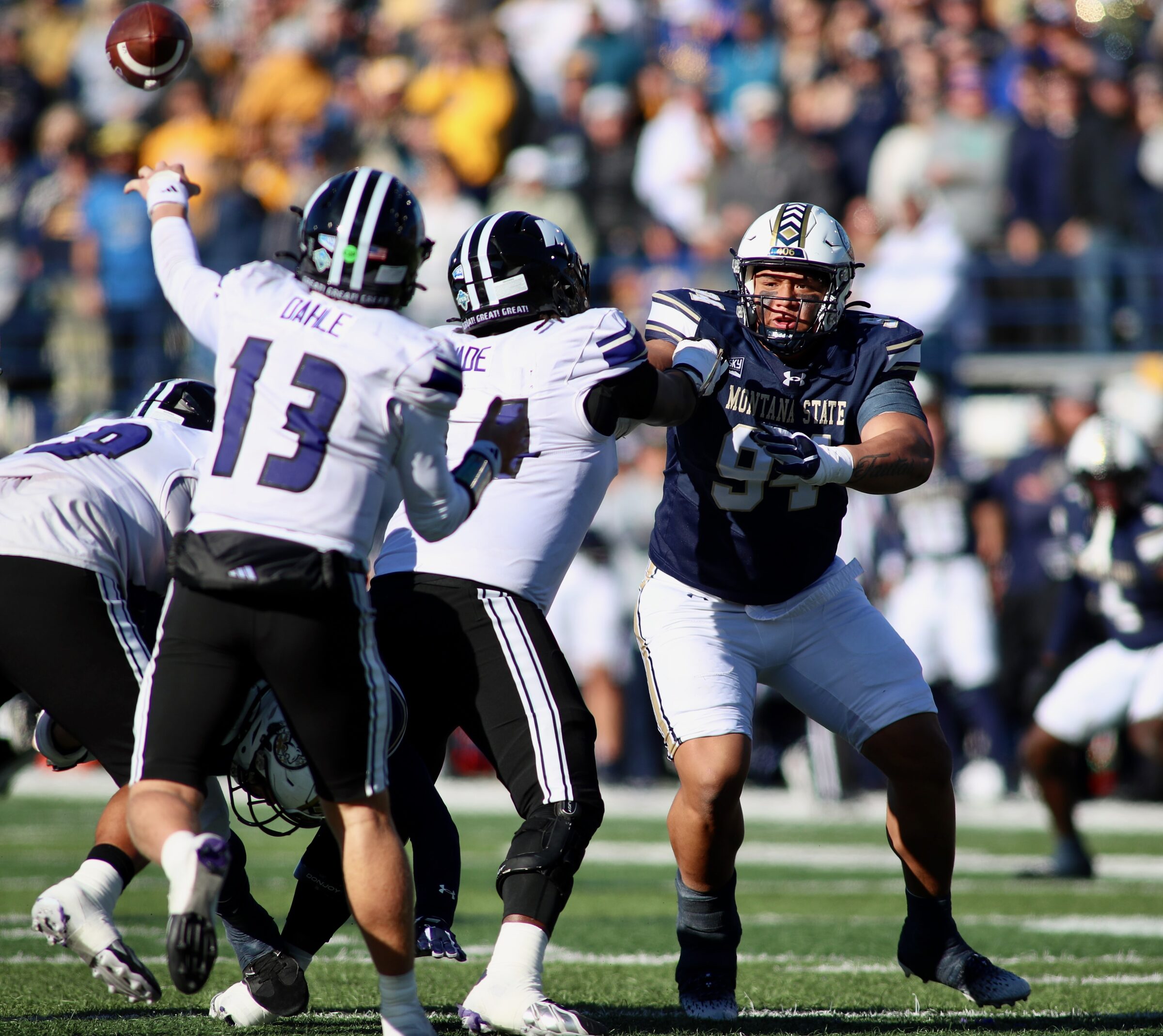 Montana State vs. Weber State football at Bobcat Stadium