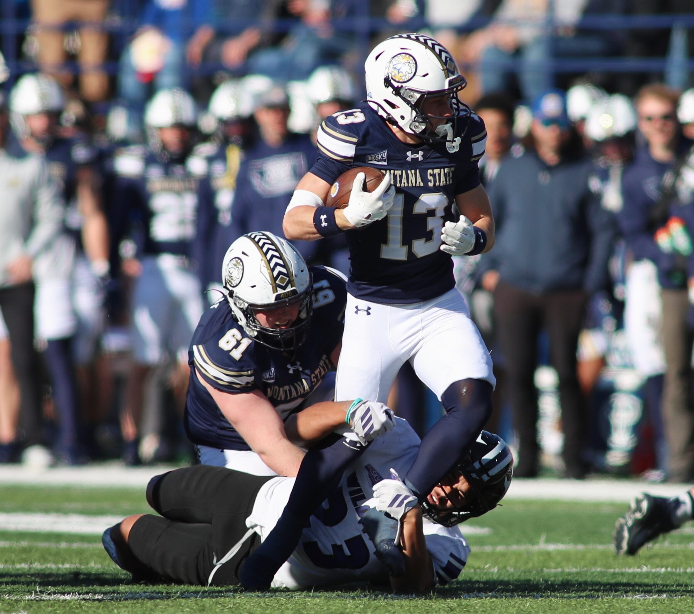 Montana State vs. Weber State football at Bobcat Stadium