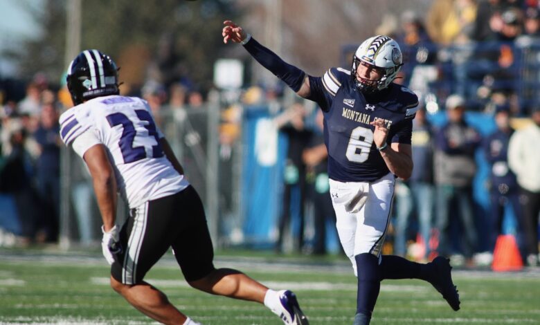 Justin Lamson fires a pass