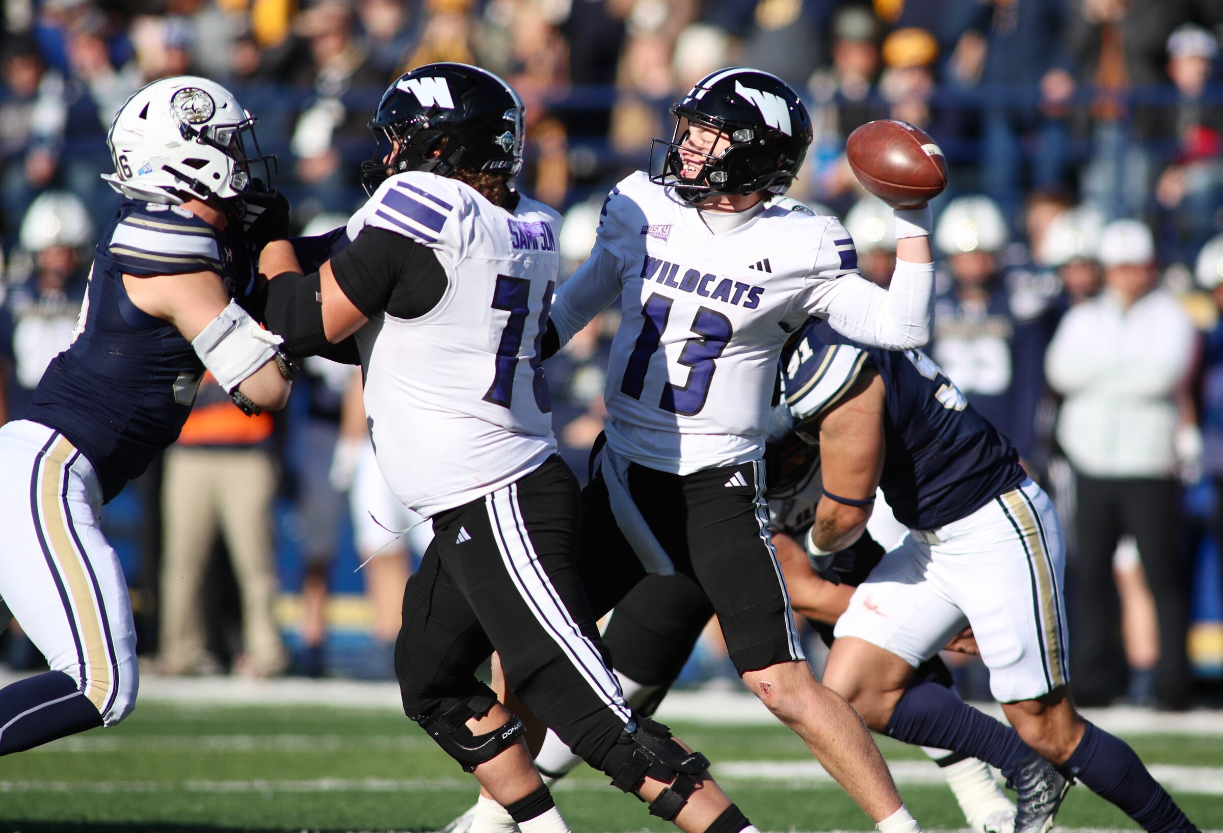 Montana State vs. Weber State football at Bobcat Stadium