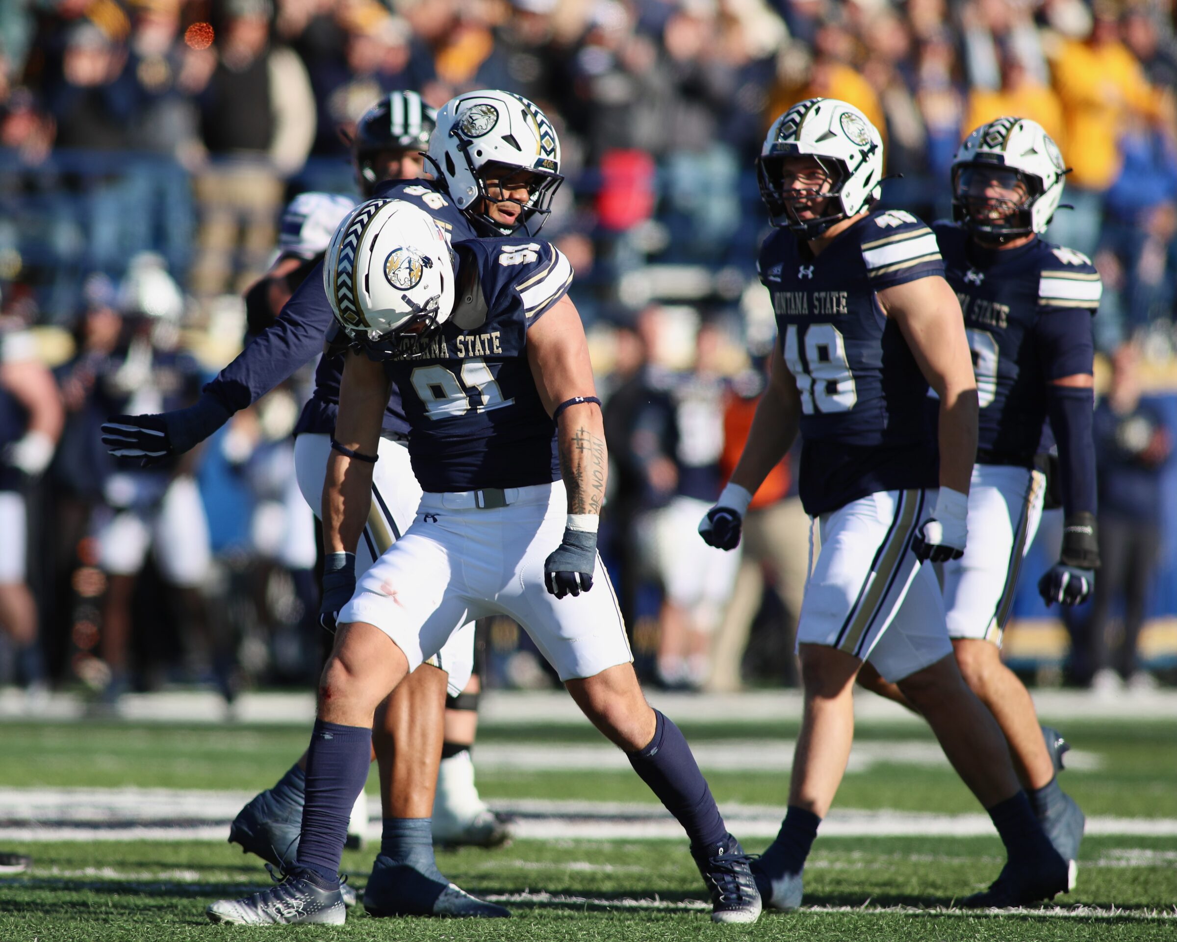 Montana State vs. Weber State football at Bobcat Stadium