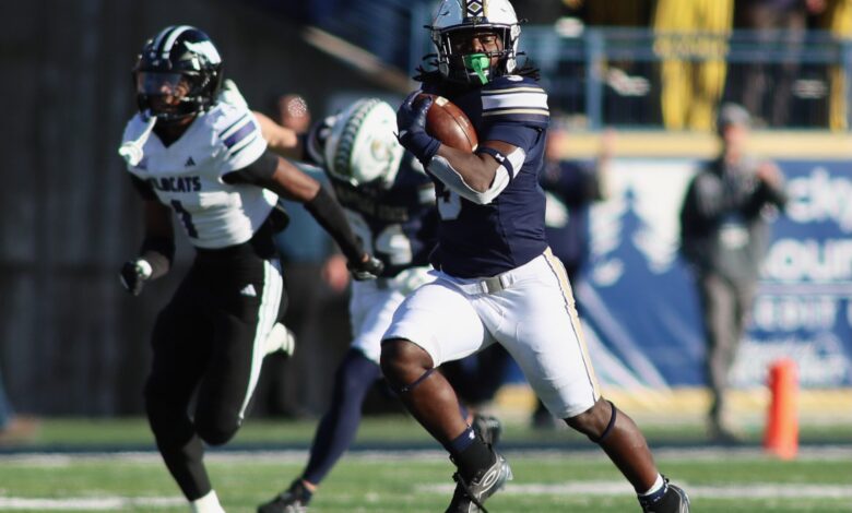 Jared White races upfield