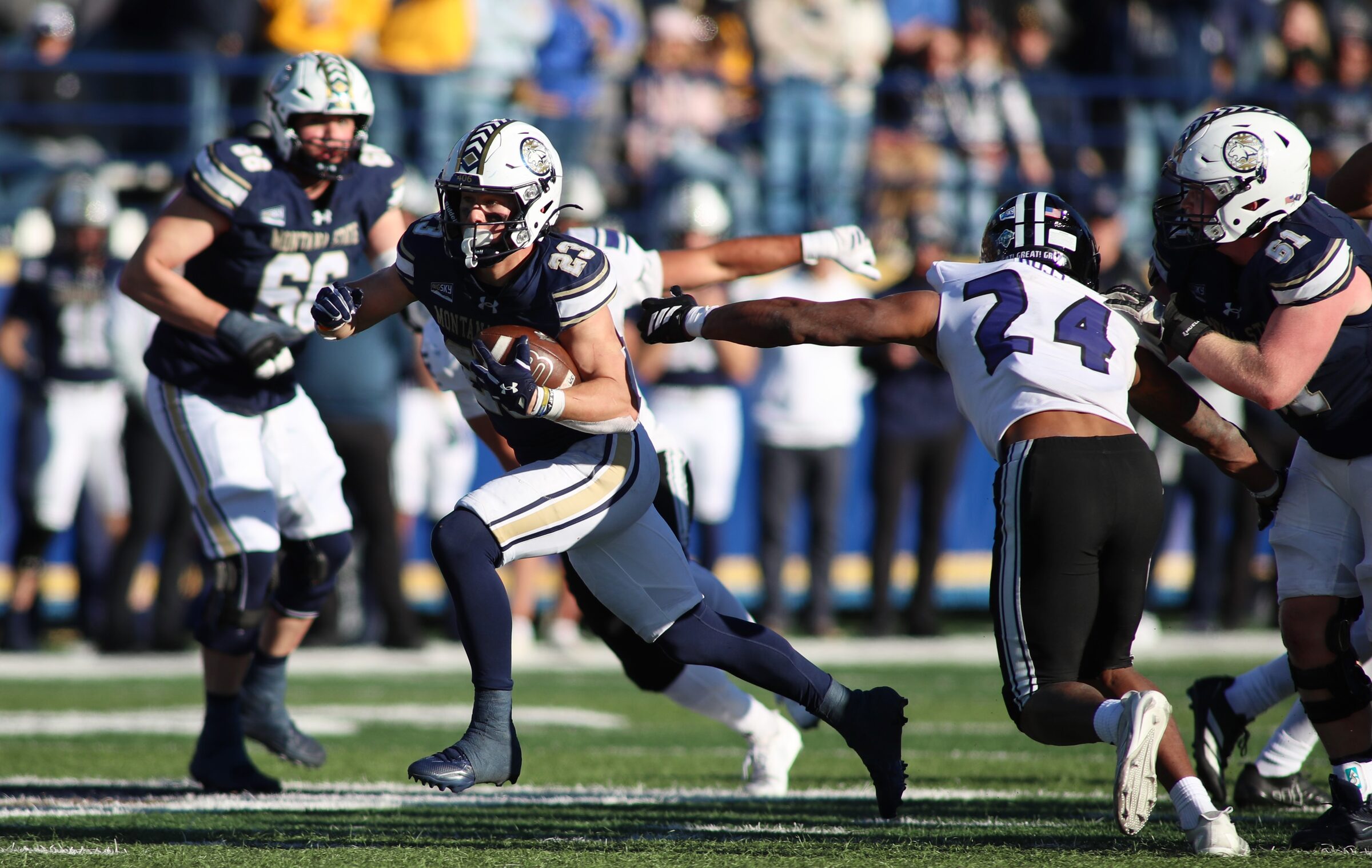 Montana State vs. Weber State football at Bobcat Stadium