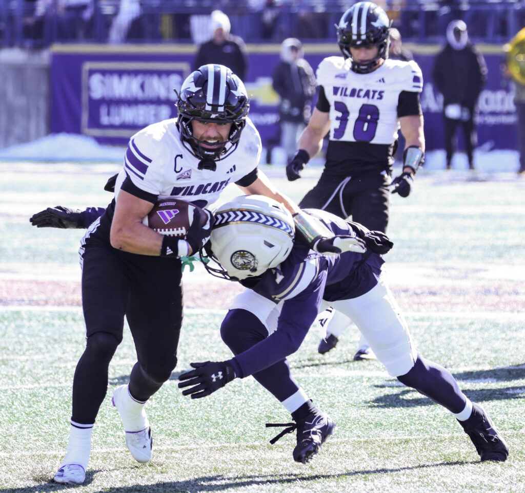 Noah Kjar fights for extra yards