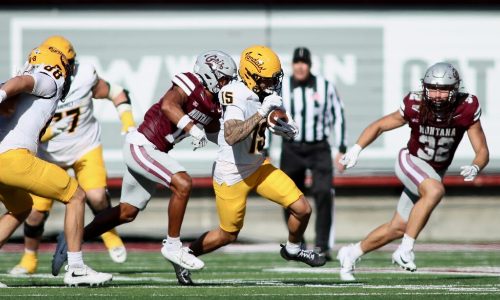 Superales runs past Griz defenders