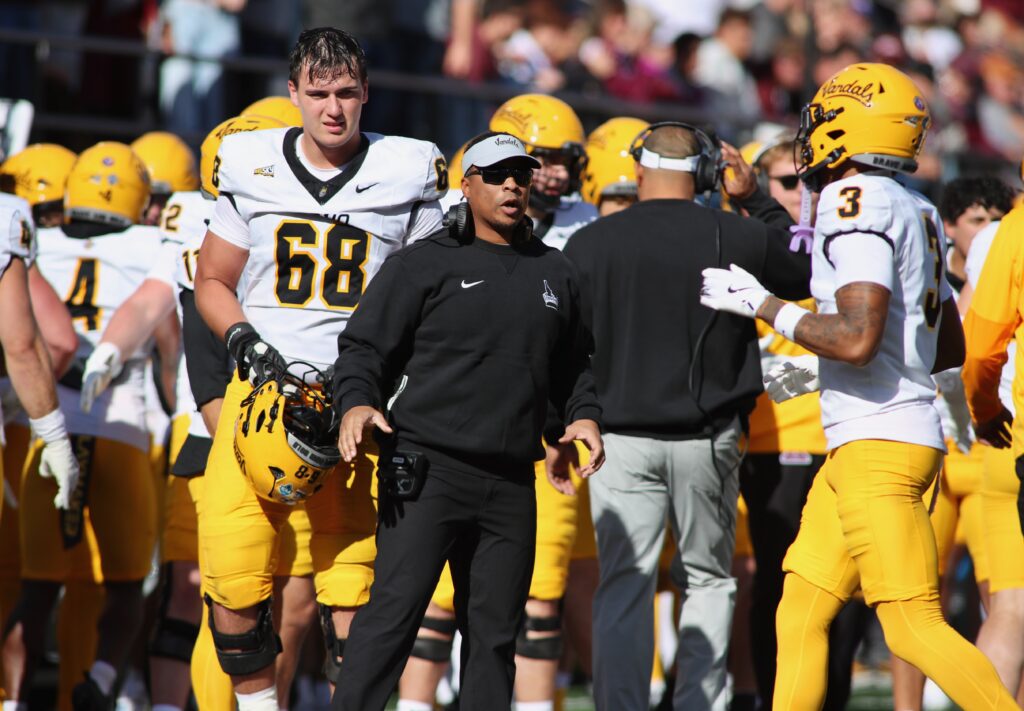 Thomas Ford Jr. on the Vandals sideline