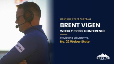 Montana State head coach Brent Vigen weekly press conference previewing No. 22 Weber State